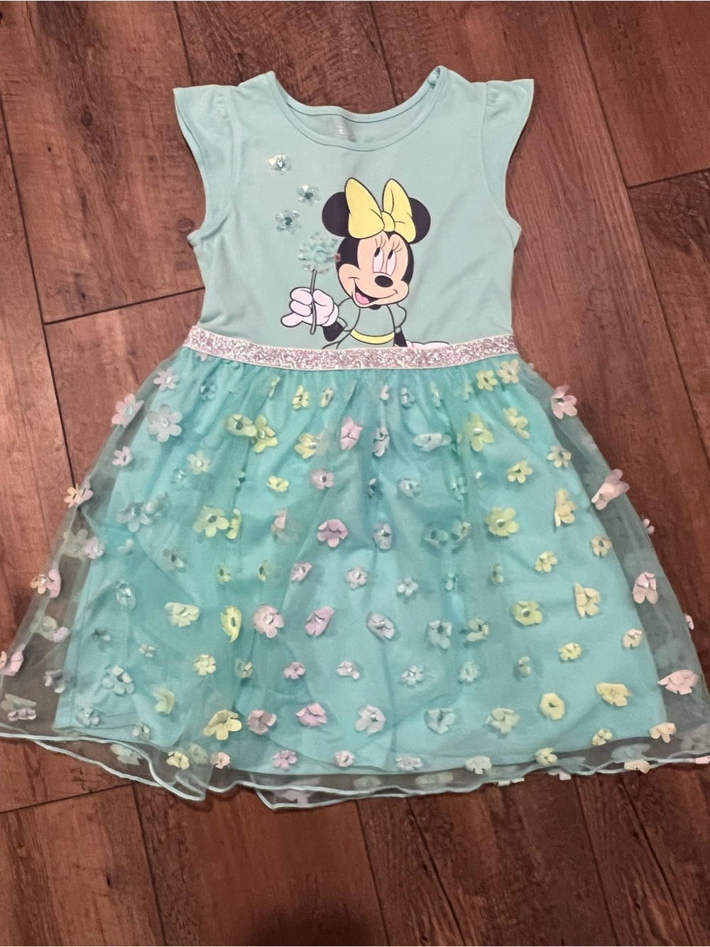 Disney Jumping Beans Minnie Mouse Flower Dress, size 6